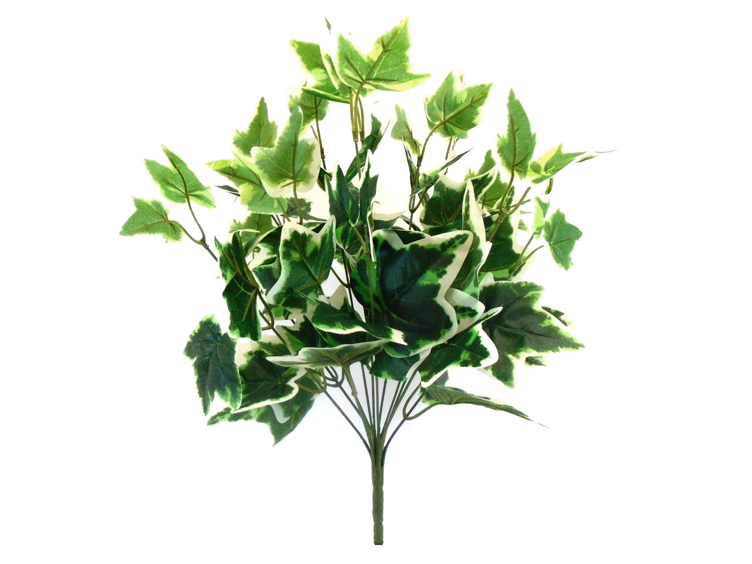Leaves Bush Artificial Silk Greenery 17 Plant 12 80 Etsy UK