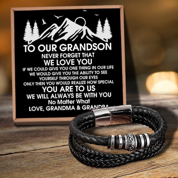 Grandson bracelet from grandma clearance
