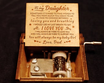 music box for my daughter