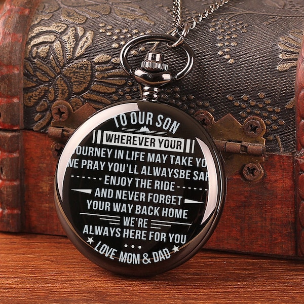 Engrave Pocket Watch Etsy