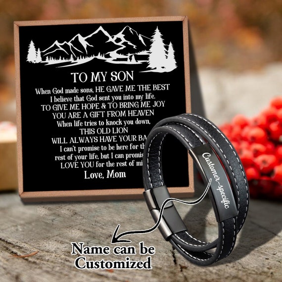Black locket bracelet - Alaska Life Designs