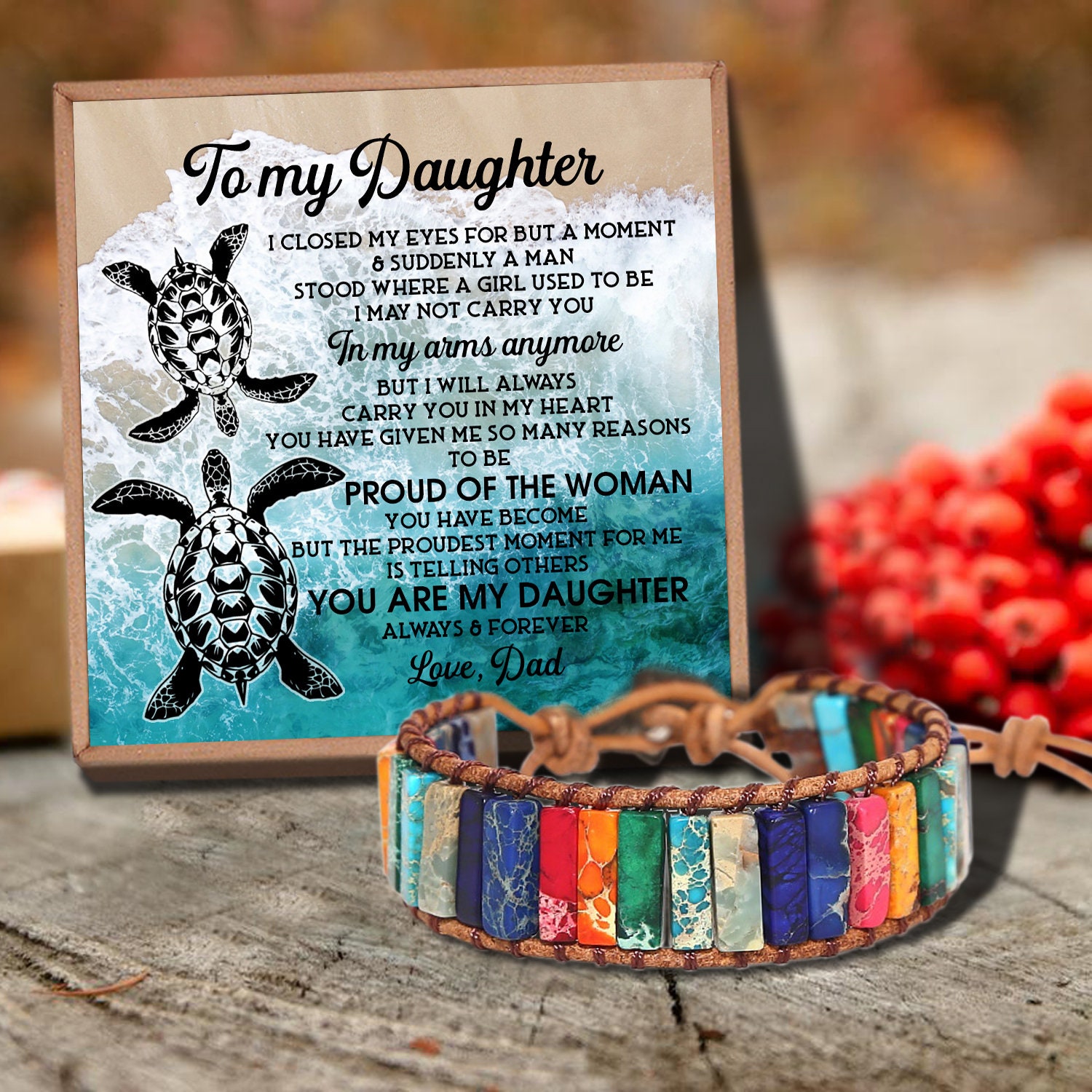 To my daughter bracelet from dad sale