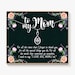 To My Mom Infinite Heart Zirconia Message Card for All Necklace Jewelry From Son Daughter Gift Anniversary Birthday Graduation Mothers day 