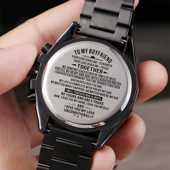 Engraved digital cheap watch