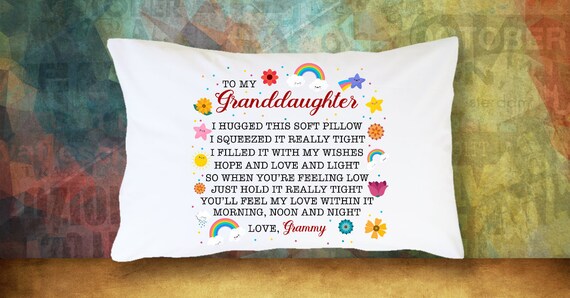 To my granddaughter pillowcase cheap