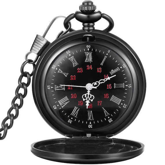 To My Husband Love You Always Engraved Pocket Watch Time Machine