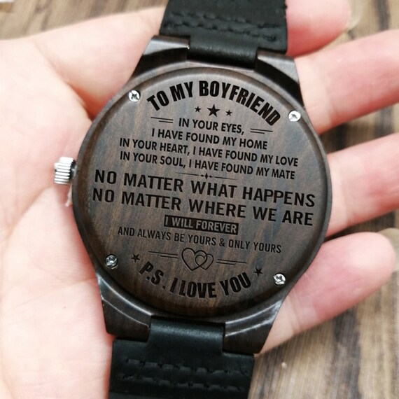 wooden watch for boyfriend