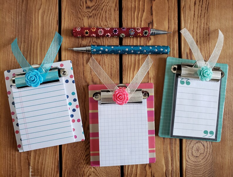 Mini clipboard mini notepad clip board note pad Etsy