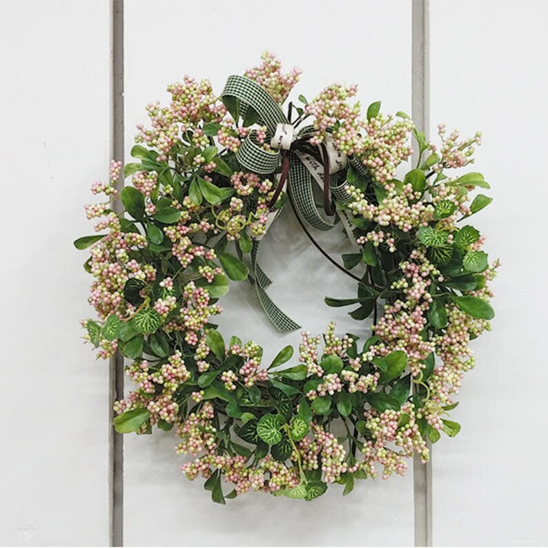 Artificial Berry Wreath Door Front Image 0