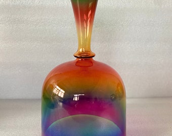 rainbow colored crystal singing chalice&grail or crystal singing handle bowl or regular crystal singing bowl with one musical note