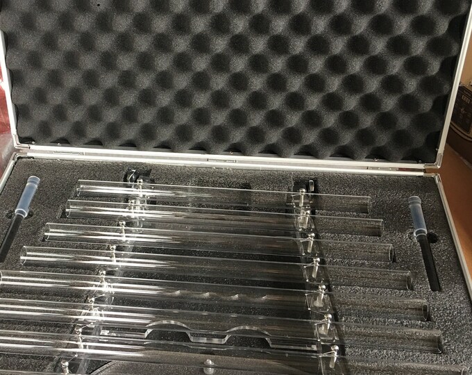 Crystal Harp Tubes, Quartz Xylophone, Quartz Singing Harp, With