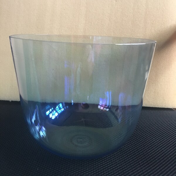 Magic blue color 3th octave perfect G note Throat Chkara in 432hz or 440hz crystal singing bowl or other any one color