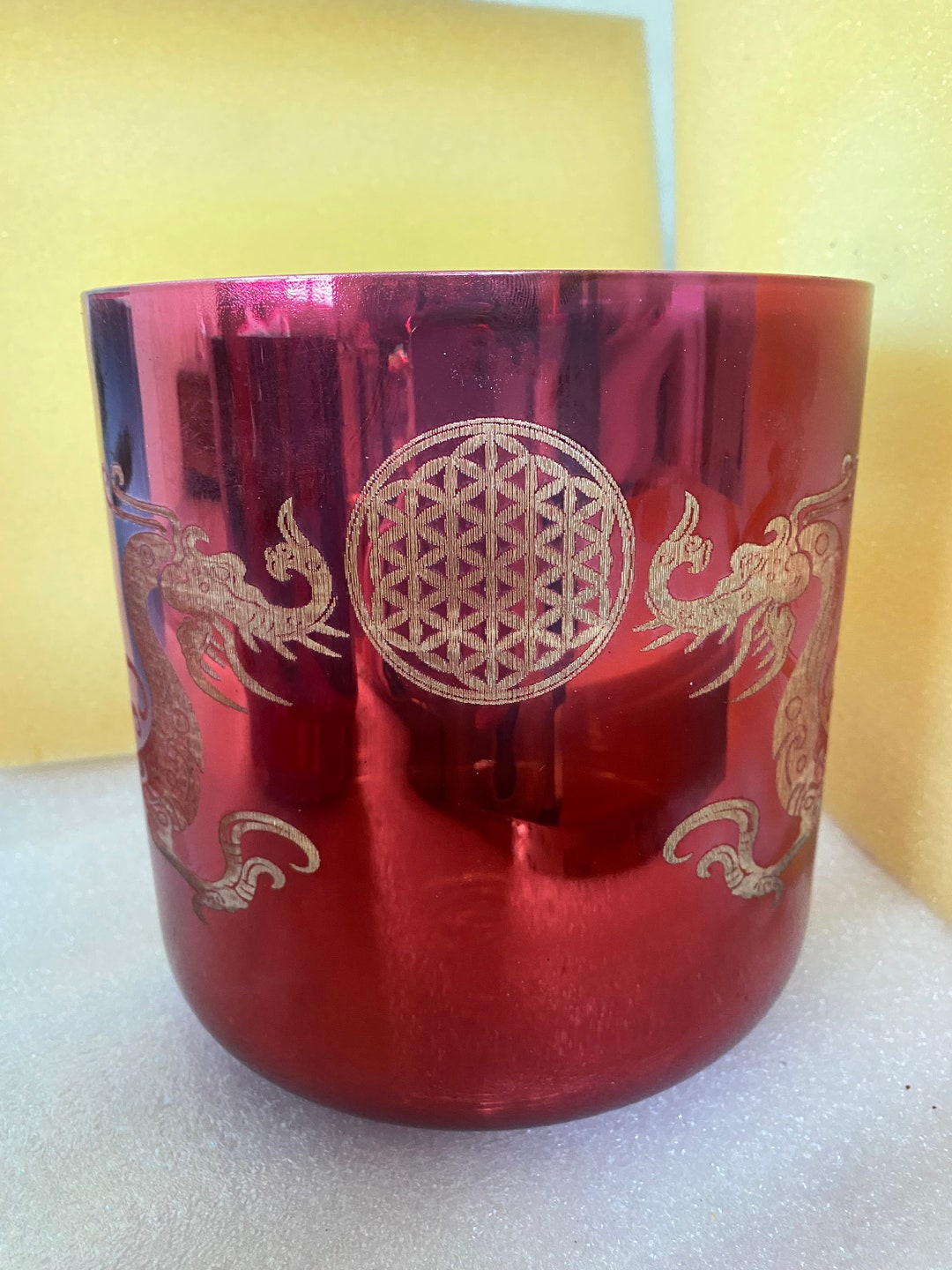 Crystal Singing Bowl 1 Pc of 3rd Octave Perfect Musical Note B Note