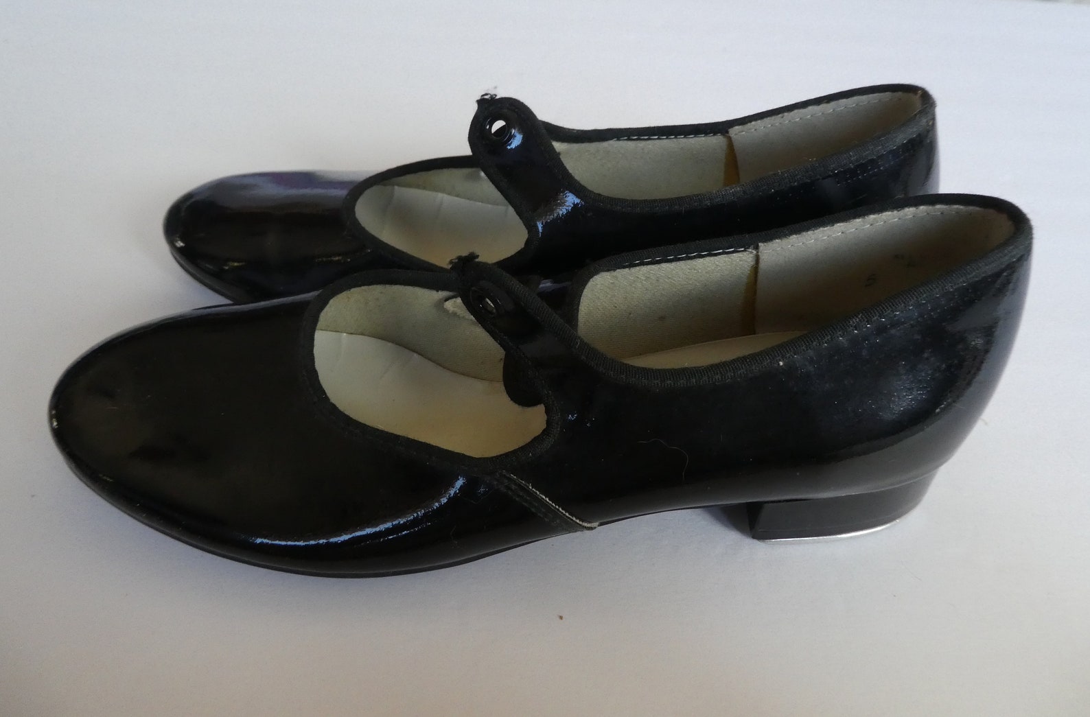 Vintage Ben & Sally Black Patent Leather Tap Shoes Size 5M - Etsy