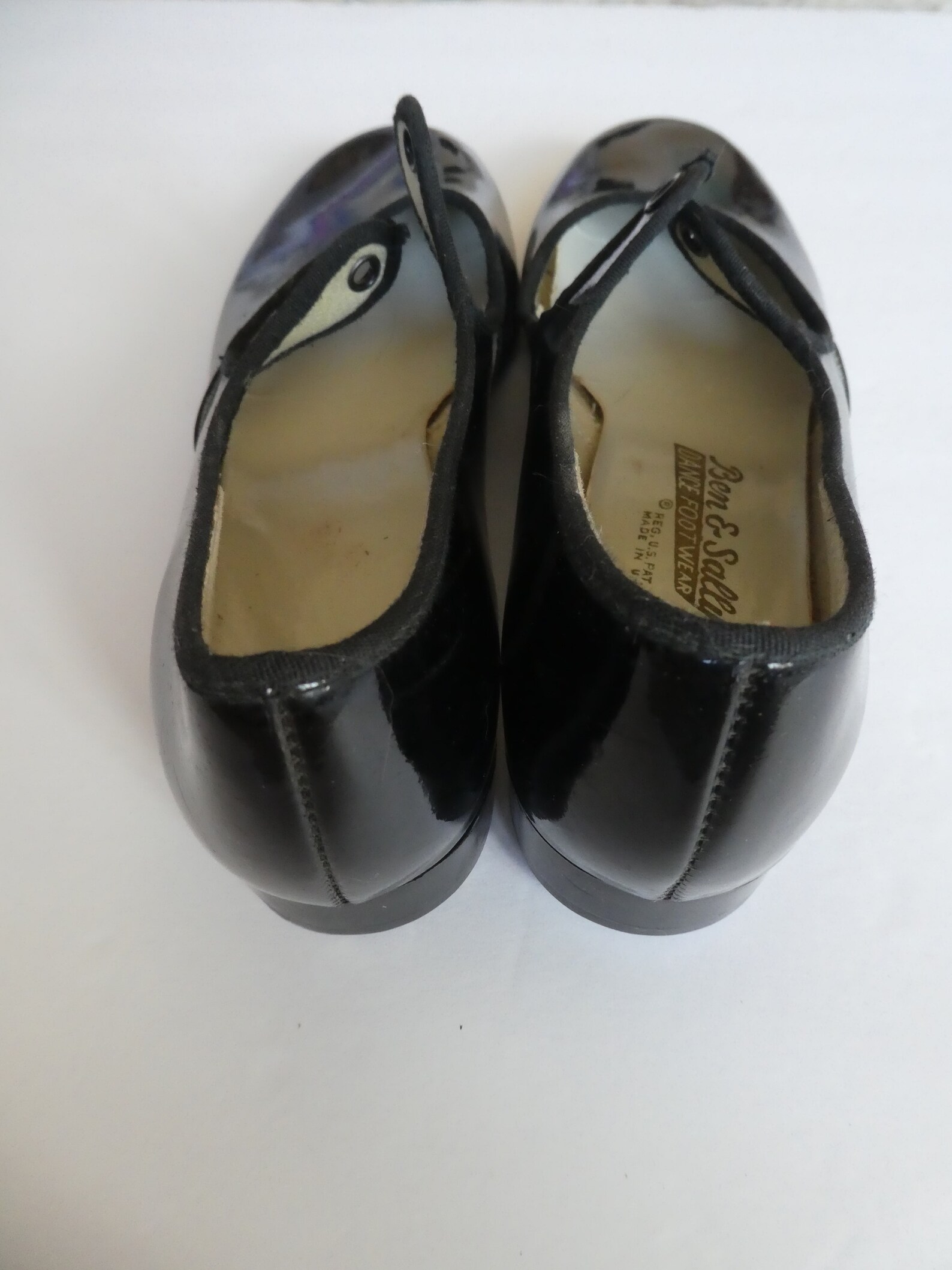 Vintage Ben & Sally Black Patent Leather Tap Shoes Size 5M | Etsy