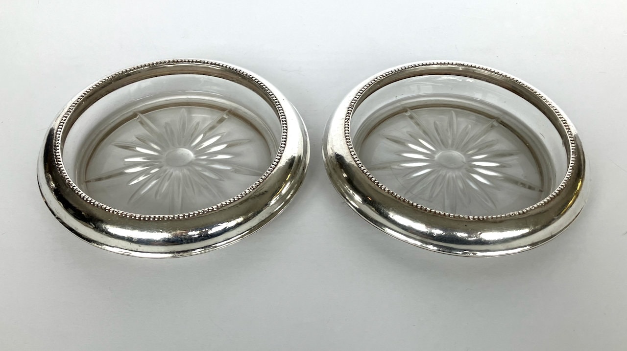 Frank Whiting Sterling Silver Coaster - Etsy