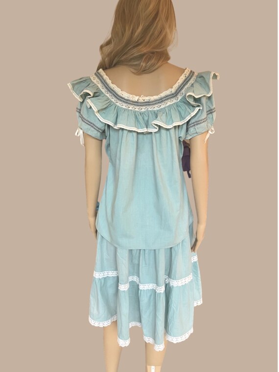 Vintage 1940s Peasant Dress - image 6