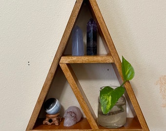 Crystal Display Stand - Triangle or Moon