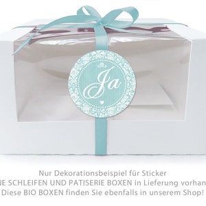 Geschenkaufkleber zur Hochzeit Ja 24 Sticker zur Bekanntgabe, Einladungen, Terminplanungen,Reservierungen, Überraschungen Bild 4