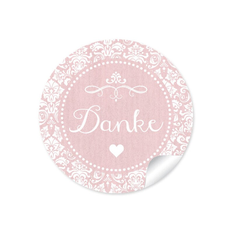 Geschenkaufkleber zur Hochzeit Danke 24 Sticker Hochzeitsdekoration von Geschenken, Luftballons, Taschentücher, Wunderkerzen Bild 1