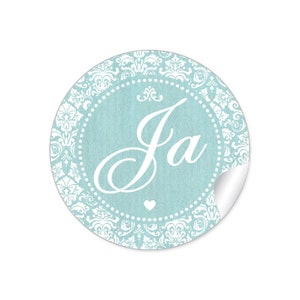 Geschenkaufkleber zur Hochzeit Ja 24 Sticker zur Bekanntgabe, Einladungen, Terminplanungen,Reservierungen, Überraschungen Bild 1