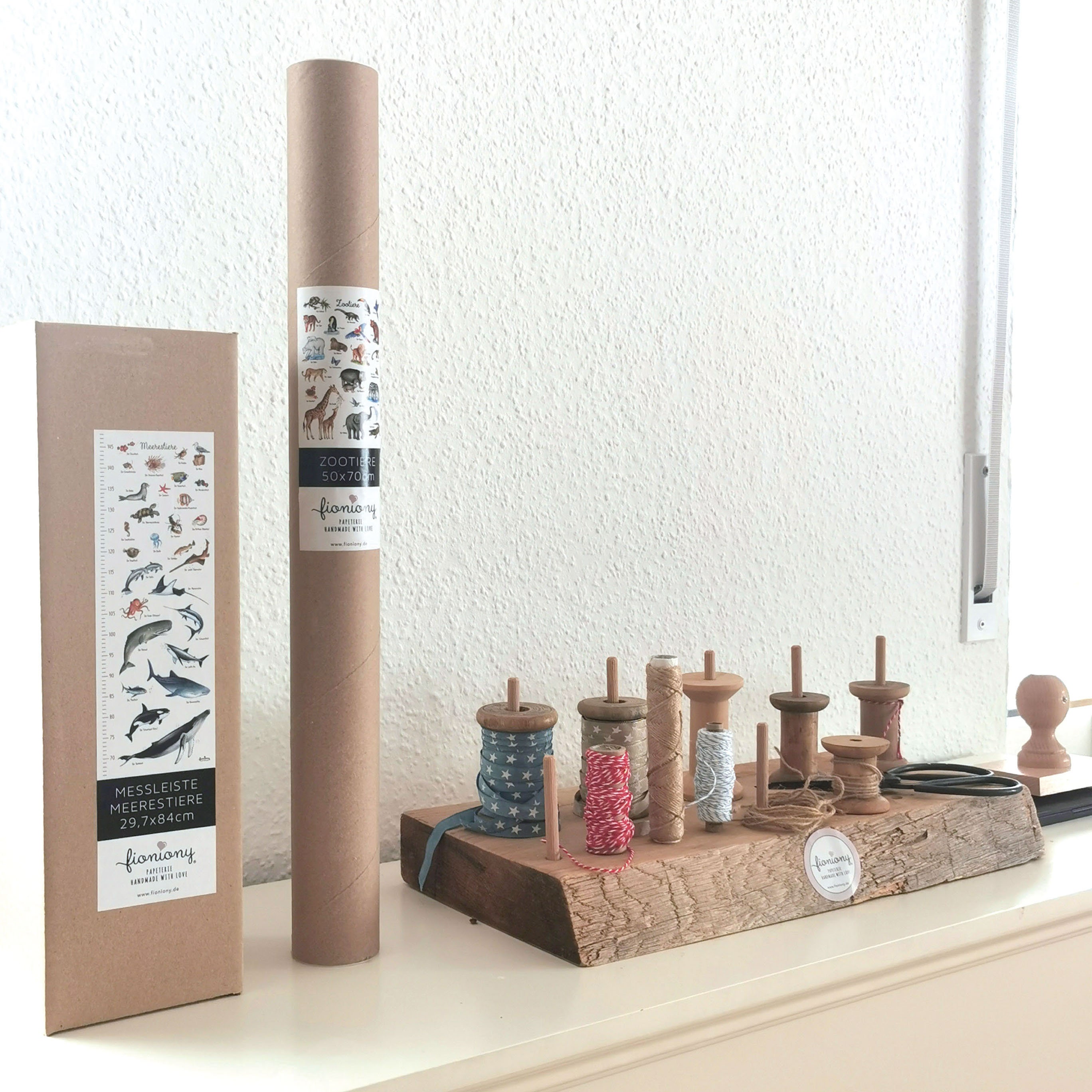 A4 Kunstdruck 3-teilig – Wald, Tannen, Himmel Im Aquarell-Look, Ungerahmt Als Poster & Deko