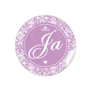 Geschenkaufkleber zur Hochzeit "Ja" 24 Sticker für die Bekanntgabe, Einladungen, Terminplanungen,Reservierungen, Überraschungen