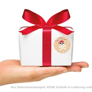 Geschenkaufkleber für ihren Kindergeburtstag 24 Sticker für Geschenke auch zur Geburt, Taufe Motiv: Pirat Bild 2