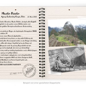 Reisetagebuch Journaling-Buch MARMELADENGLAS MOMENTE Braun Natur Kraftpapier Achtsamkeitstagebuch DankbarkeitsTagebuch Notizen Hochzeit Boho Bild 4