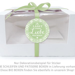 Sticker für SAMEN Verpackungen GRÜN Bild 3