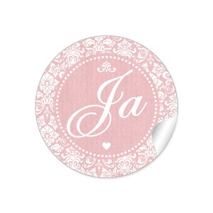 Geschenkaufkleber zur Hochzeit "Ja" 24 Sticker zur Bekanntgabe, Einladungen, Terminplanungen,Reservierungen, Überraschungen