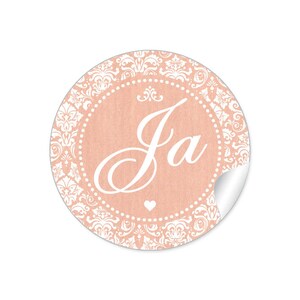 Geschenkaufkleber zur Hochzeit "Ja" 24 Sticker zur Bekanntgabe, Einladungen, Terminplanungen,Reservierungen, Überraschungen