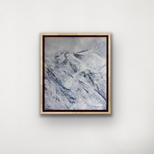 Chamonix Snowy Alps Mountain View Digital Art Print Mont Blanc Massive Wall Art Digital Download Printable Poster