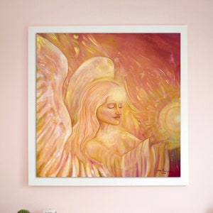 Angel of Light Art Print: Spiritual Messenger of God (Digital Download)