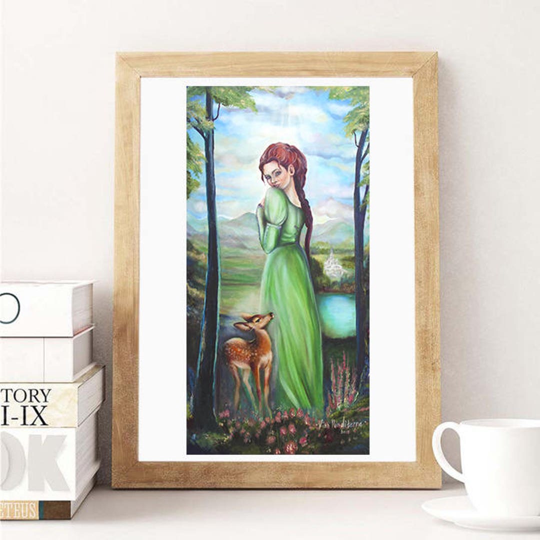 Saint Bernadette Digital Art Print Saint Bernadette Print - Etsy
