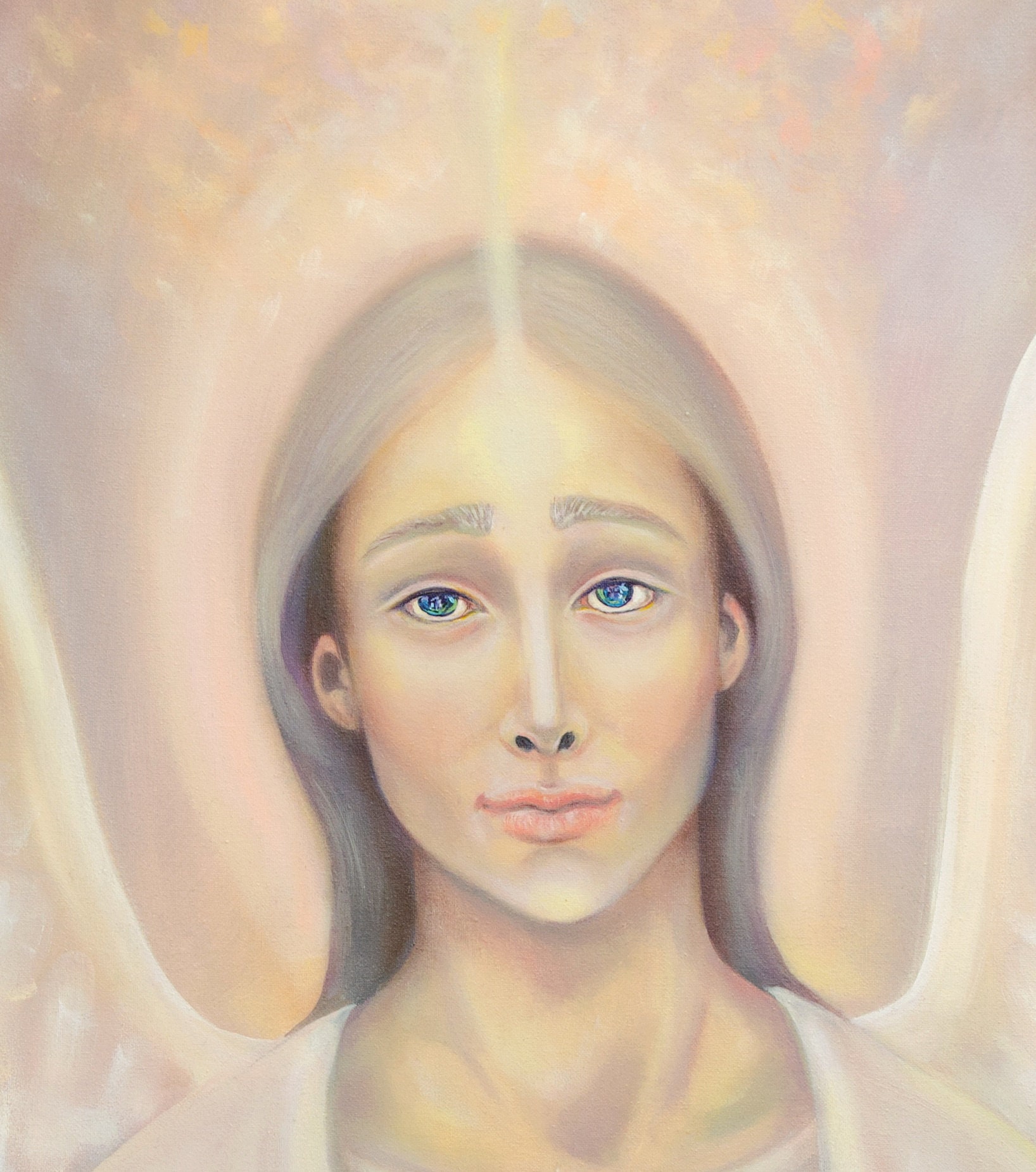 Archangel Anael Original Oil Painting, Angel of Love Oil Painting,  Archangels Spiritual Painting, Oil on Canvas, Oil Paintings - Etsy, image size:1636x1851