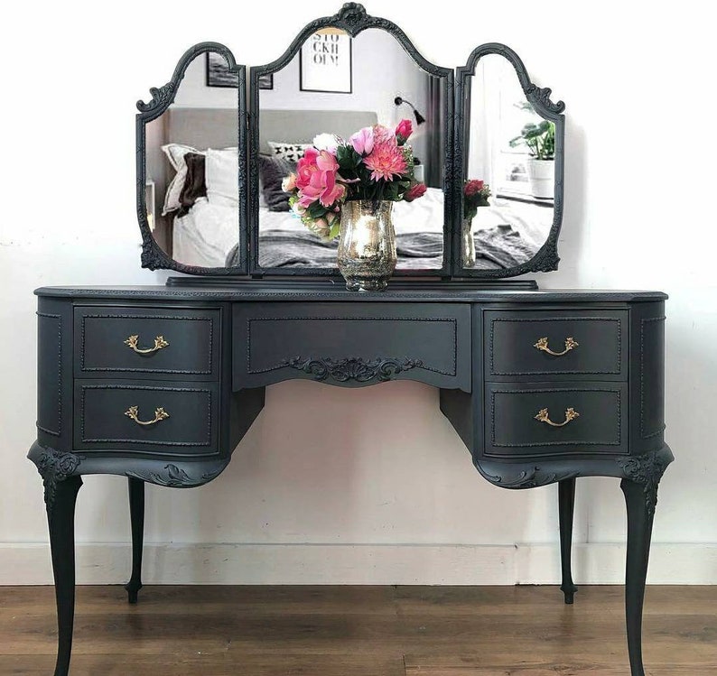 Vintage Dressing Table Ready to Paint Etsy