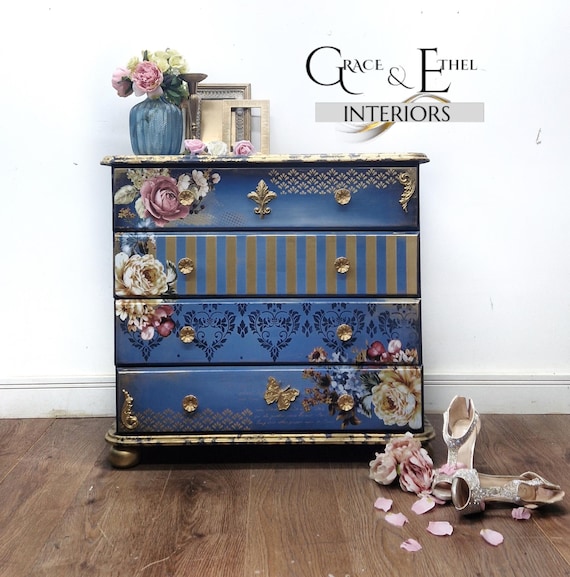 bohemian style dresser Boho Chic 6-Drawer Dresser | Natural Oak & Walnut Storage