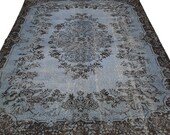 turkish rug 6.x9.5.feet.185x290.cm old rug vintage floor rug decorative rug.free shipping rustic rug area rug anatolian rug tribal rug