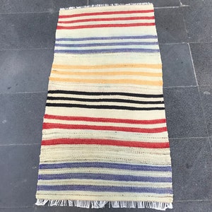 turkish rrunner.2.x.4.ft.kilim rug, area rug. vintage rug,,oushak rug. old kilim rug.runner tribal rug.decorative rug.Anatolian Kilims