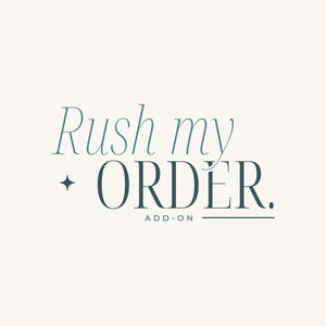 Rush my order