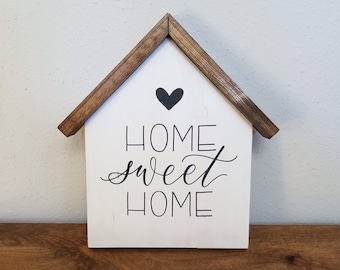Home sweet home | wood sign | home decor