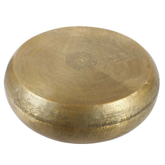 Hammered aluminium coffee table best sale