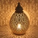 Oriental Lantern Omnia M in Shabby White Gold | hanging & standing | Christmas Lantern Ramadan Tealight Holder Moroccan IRL2010 