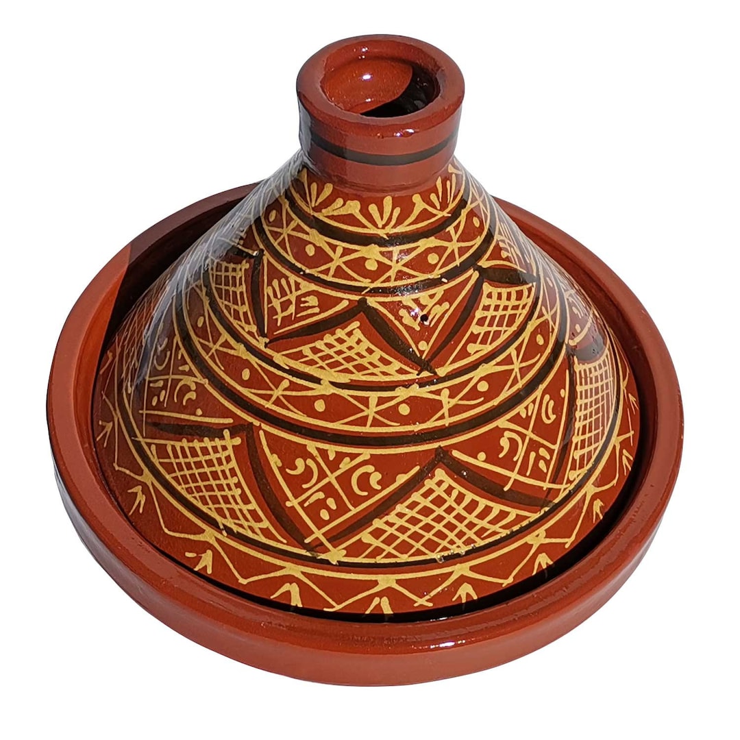 Tajine Agadir XL 32cm Induction - Marmite Marocaine Anti-adhésive Argent