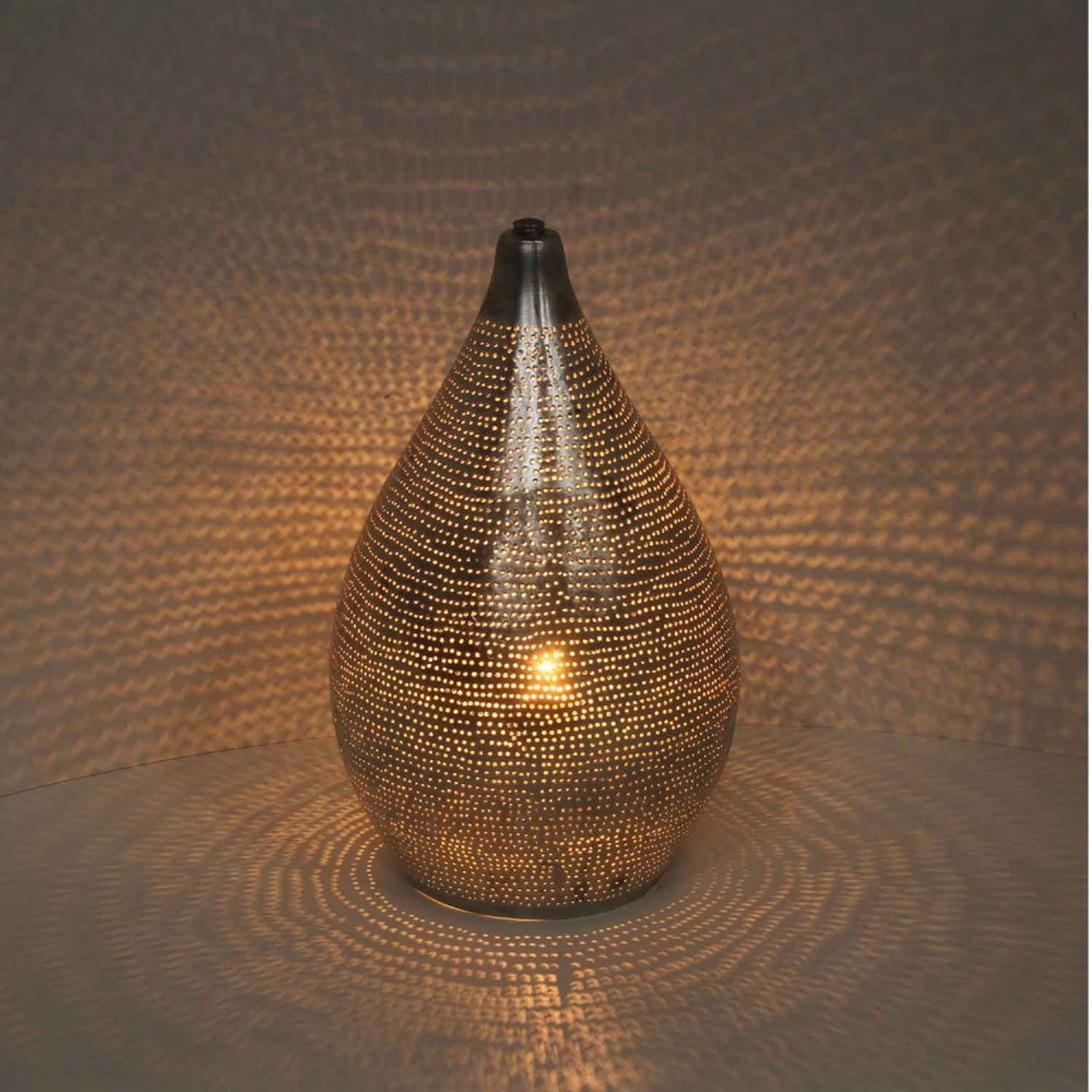 Oriental lamp Alia Sada D20 Real silverplated floor lamp Etsy