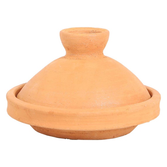Moroccan TAJINE TERRA NATUR 30 cm large unglazed tagine cooking for 3-5  people casserole clay pot hand-made from Morocco TA7105
