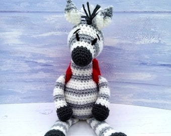 Patrón de Cebra a Ganchillo - Lindo Patrón de Cebra Amigurumi Descargar PDF