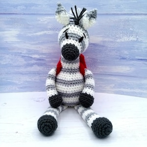 Zebra Crochet Pattern - Cute Zebra Pattern Amigurumi PDF Download
