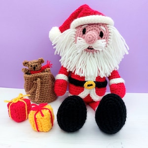 Father Christmas Crochet Pattern - Santa Claus Pattern Amigurumi PDF Download